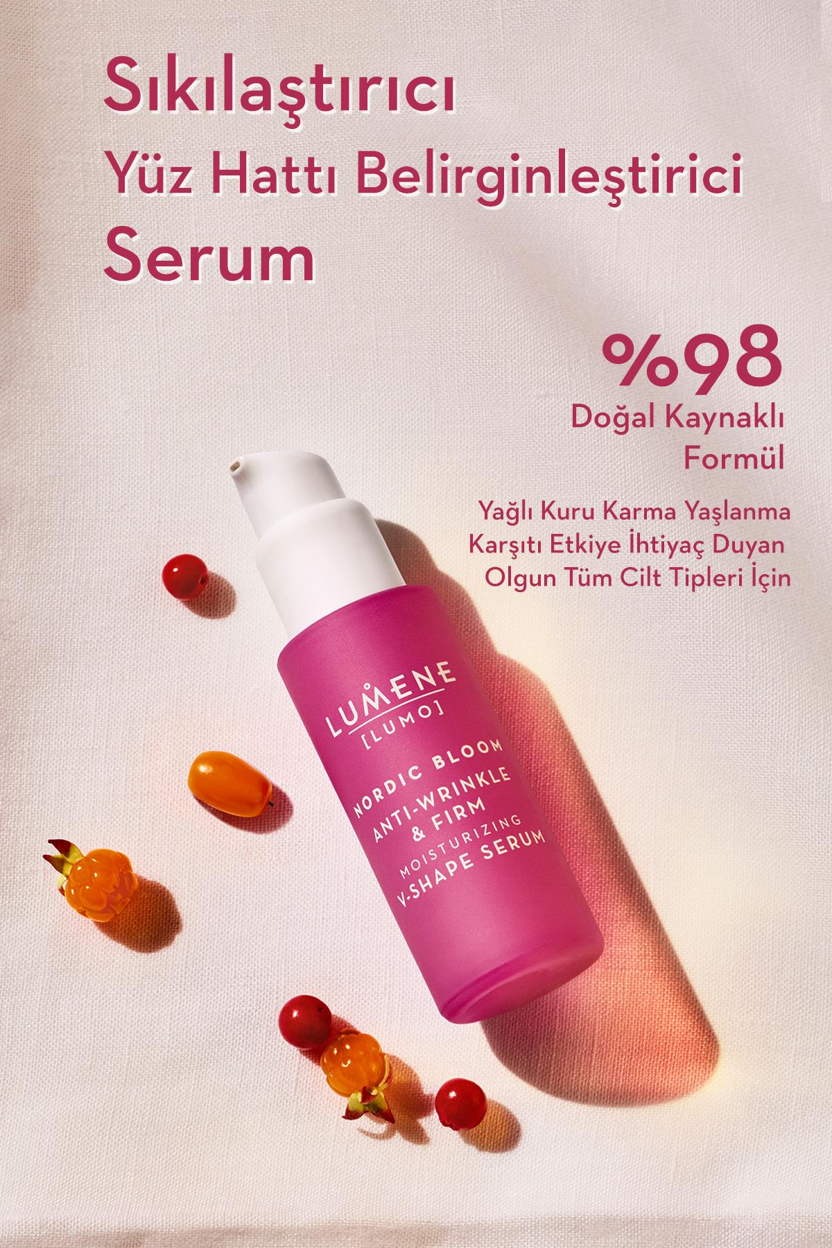 Nordic Bloom Sıkılaştırıcı ve Kırışıklık Karşıtı Lifting Etkili Aydınlatıcı Serum 30 ml