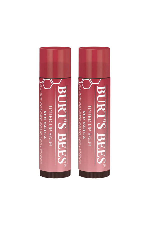 Burt's Bees Tinted Lip Balm Red Dahlia 4.25 g x2